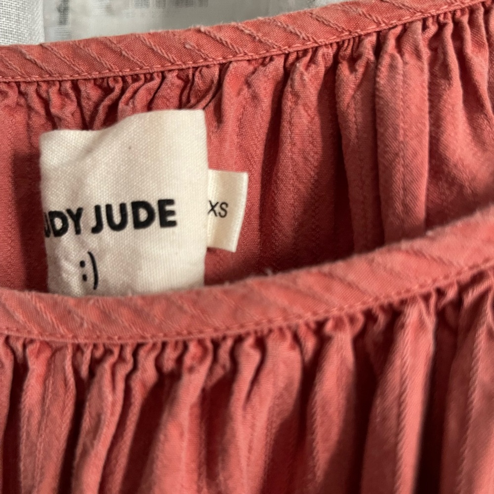 FSOT - Rudy Jude Rust Gather Dress 100% organic cotton - xs - Picture 5 of 17